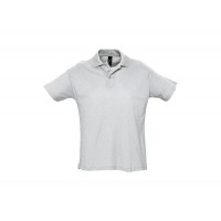 POLO PIQUÉ M/M 3 BOT SUMMER BRANCO MATIZADO 